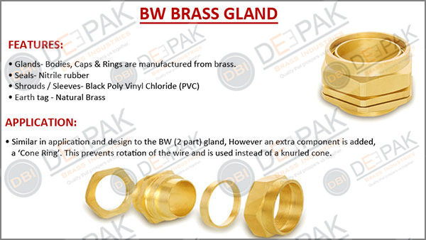 bw brass cable gland